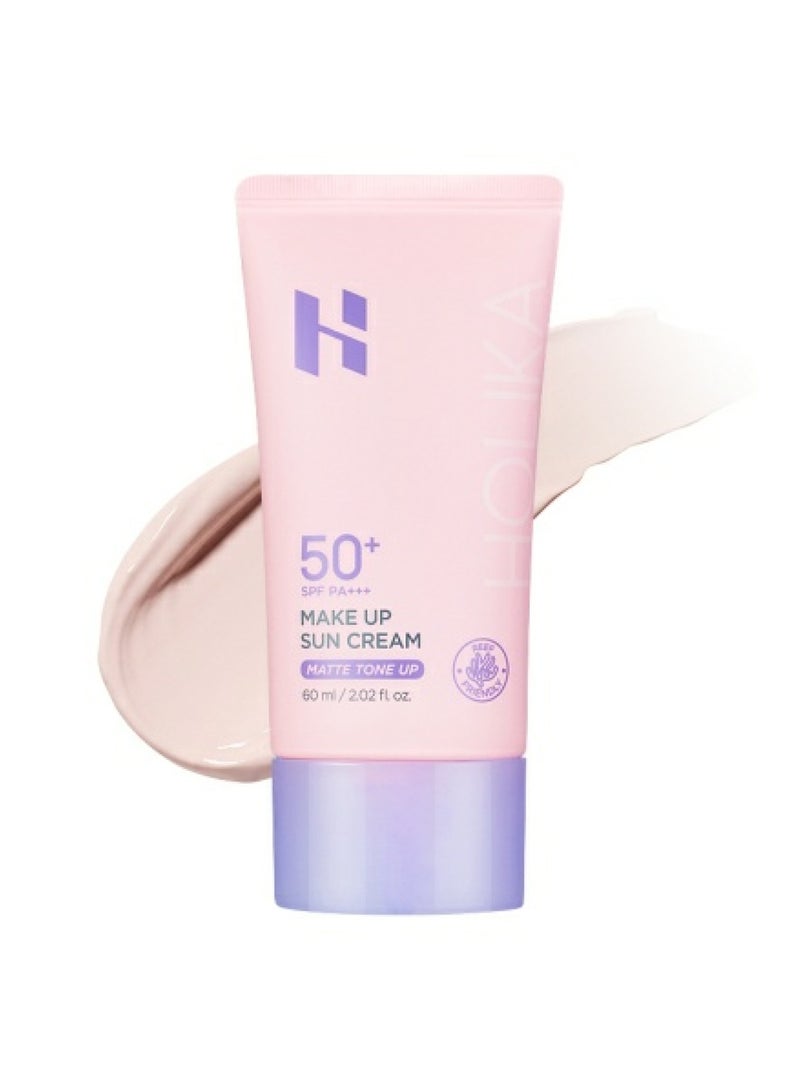 Holika Holika كريم وجه مات من ميك أب صن SPF50+ 60 مل - Image 2