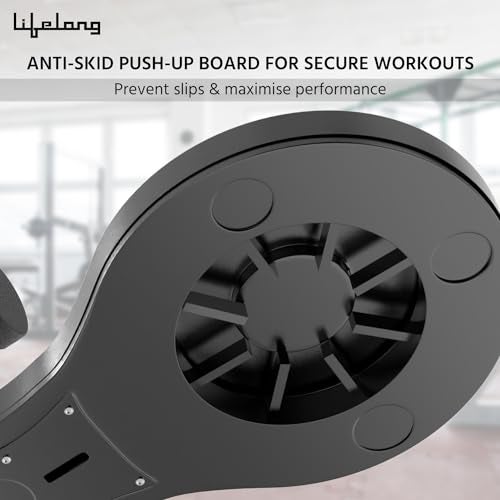 Lifelong 3-In-1 Push Up Board - Foldable Pushup Board For Men - Push Up Bar - Push Up Stand - Gym Equipment - Pushup Bars - Exercise Equipment For Home-Fitness ABS Workout Equipment-Gym Accessories - Image 4