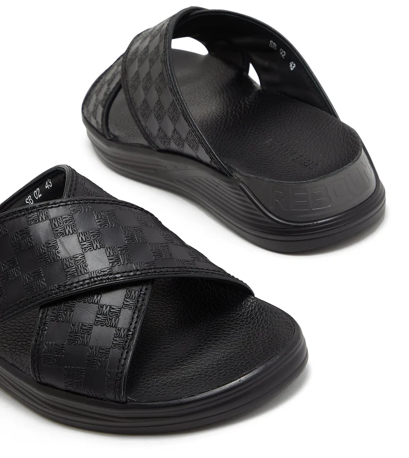 ستيف مادن Black Men's Sandals