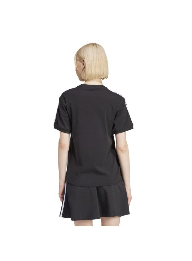 Adidas adidas 3 STRIPE TEE Black Originals Women T-SHIRTS  - Image 5