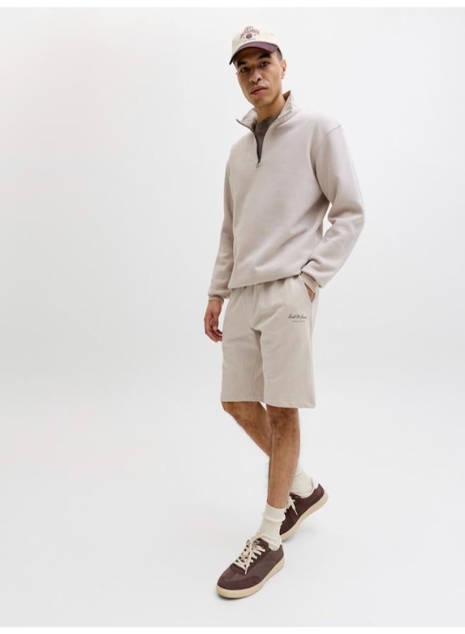 JACK & JONES Logo Drawstring Sweat Shorts - Image 3