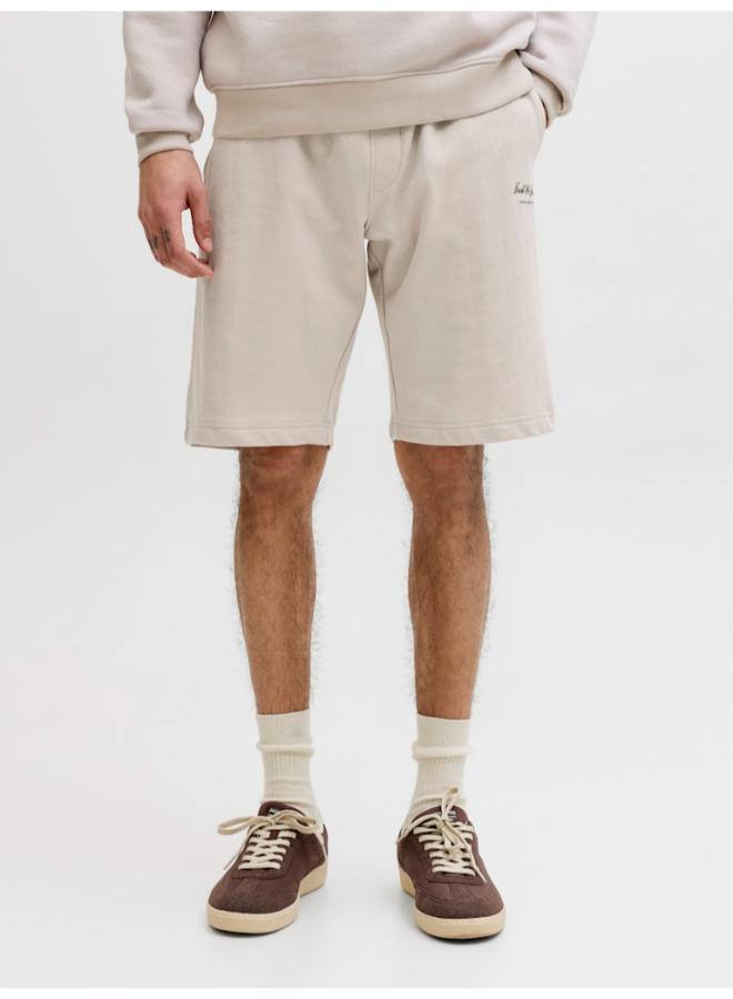 JACK & JONES Logo Drawstring Sweat Shorts - Image 1