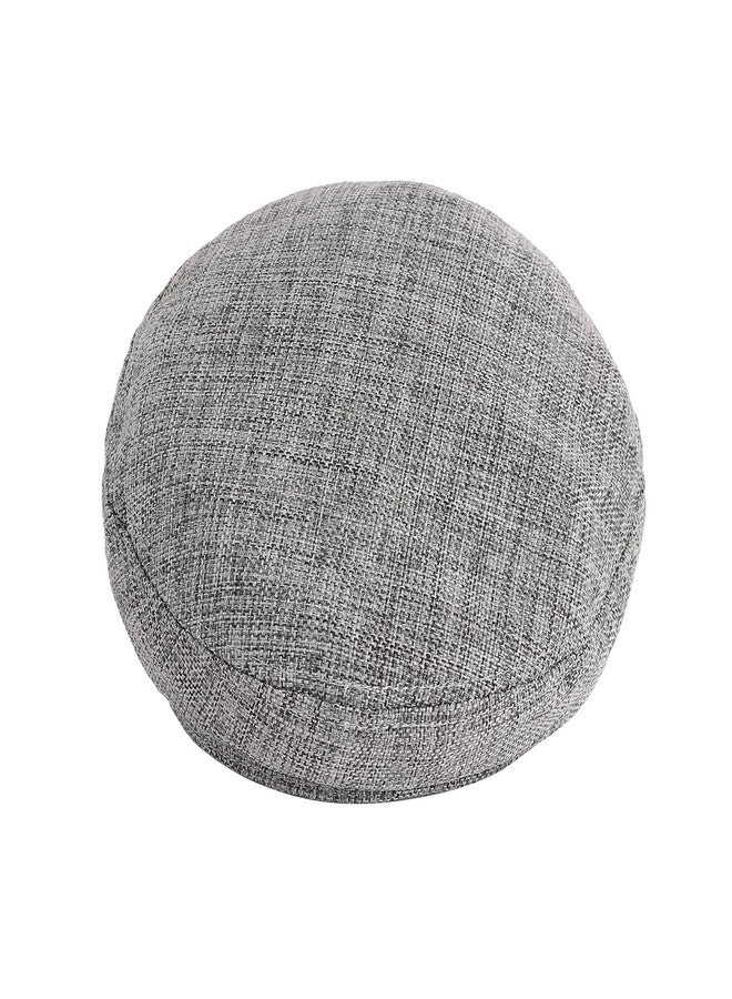 French Accent Men Solid Grey Bretan Cap for Outdoor Everyday Wear | UV Protection | Lightweight | | Quick-Drying | Fashion Casual Headwear Accessories for Men and Boys (2011) - Image 5