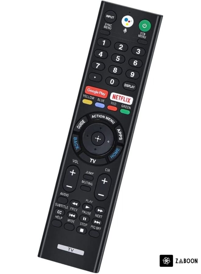Zaboon Remote for Sony Smart Bravia Remote, Sony Bluetooth Voice Search Mic Remote and Sony Smart Bravia Android TVs, Sony 4K UHD Crystal HDR TV, Sony OLED Ultra HDTV, XBR KDL Series TV, RMF-TX300U