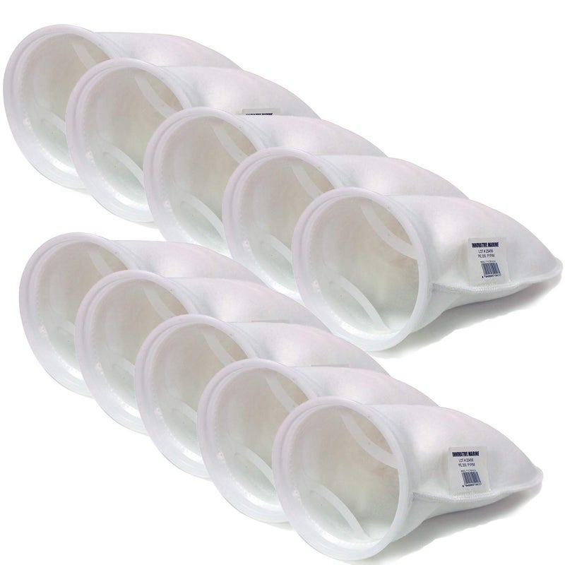 Innovative Marine Innovative Marine Genuine Premium Filter Sock  200 Micron  7 Inch  10 Pack  Made in the USA