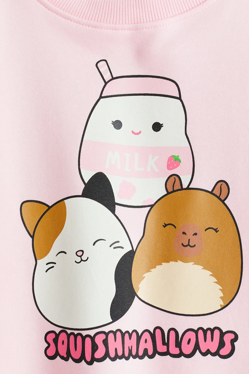 اتش اند ام سويت شيرت مزيّنة بطبعة