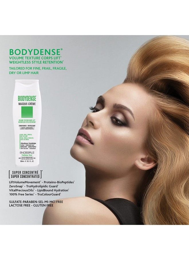 SNOBGIRLS Bodydense Volumizing Conditioner Volume Texture Body Lift New Super Concentrated Conditioner For Fine Frail Fragile Dry Or Limp Hair Vegan Conditioner For Fine Hair Salon Hair Care  - Image 4