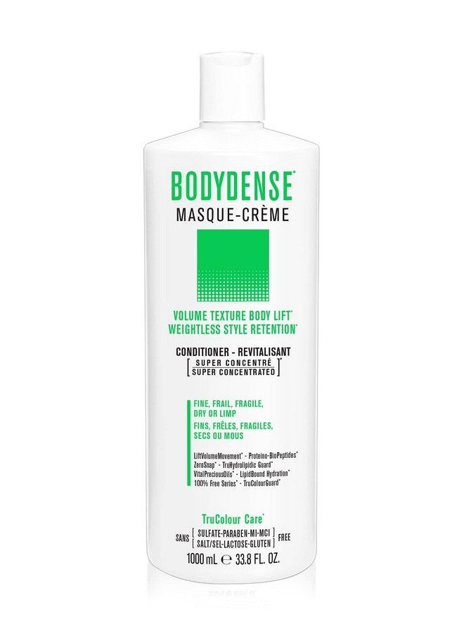SNOBGIRLS Bodydense Volumizing Conditioner Volume Texture Body Lift New Super Concentrated Conditioner For Fine Frail Fragile Dry Or Limp Hair Vegan Conditioner For Fine Hair Salon Hair Care  - Image 3