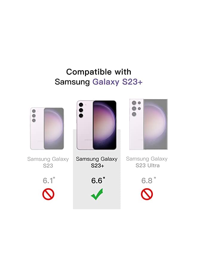 Jetech Screen Protector For Samsung Galaxy S23+ / S23 Plus 5G 6.6-Inch, Tempered Glass Film, Fingerprint Id Compatible, Hd Clear, 3-Pack - Image 3
