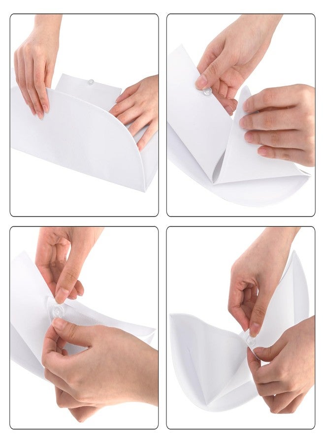 Eorbow طقم قبعات ممرضات من إيوربو، 18 قطعة، 6 قبعات ممرضات متينة مع 12 دبوسًا للهالوين، عصابة رأس بيضاء للممرضات، زي مناسب للنساء، المدرسة، الحفلات، ومستلزمات الكوسبلاي - Image 3