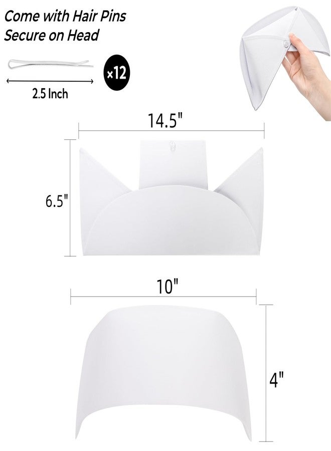 Eorbow طقم قبعات ممرضات من إيوربو، 18 قطعة، 6 قبعات ممرضات متينة مع 12 دبوسًا للهالوين، عصابة رأس بيضاء للممرضات، زي مناسب للنساء، المدرسة، الحفلات، ومستلزمات الكوسبلاي - Image 2