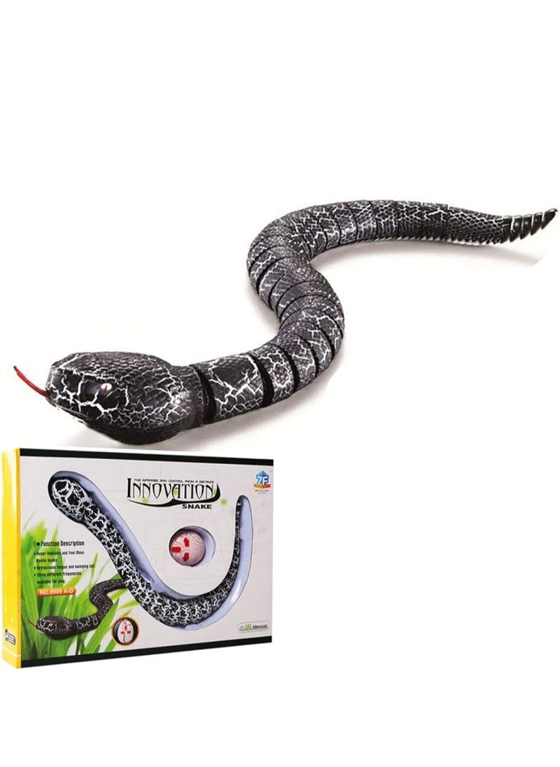 Remote Control Snake Toy, 16" Infrared RC Realistic Rechargeable Rattlesnake Snake Toy with Retractable Tongue And Swinging Tail, For Kids Children Halloween Christmas Party Birthday Gifts  - Image 1