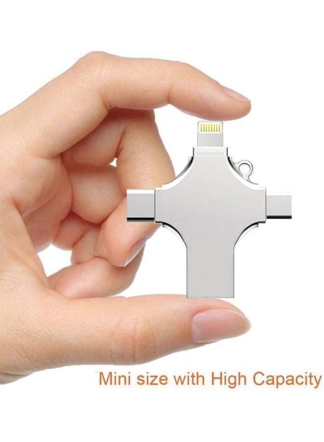 Universal 4-in-1 USB Adapter of 2TB Type-C, Android, iPhone & Laptop Compatible - Image 2