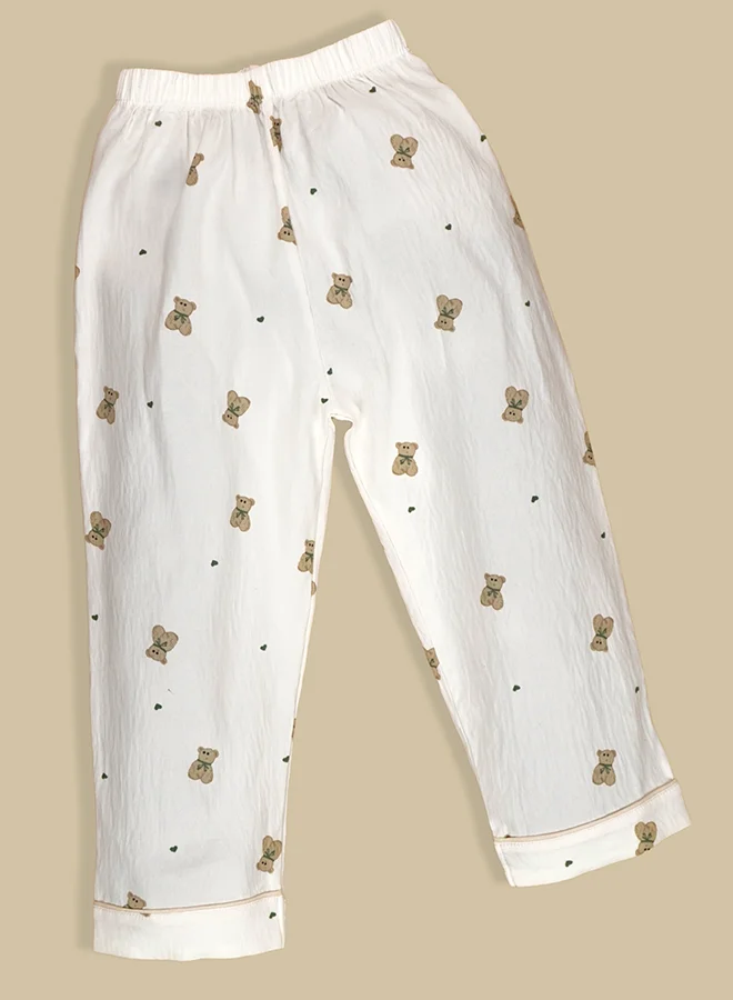 LITTLE SURPRISE BOX Little Surprise Box, little Heart sitting Ted Kids Nightsuit-3-4Y