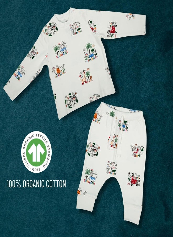 Simply Soft Top and Pant Set for Baby & Toddler | Soft Pajama Set for Boys & Girls | Breathable Nightwear & Loungewear (6 months -3 Years) - Image 2