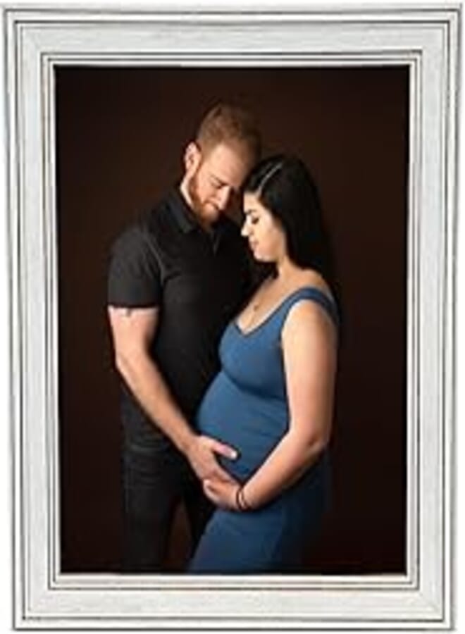 Photo frame 8x10 inches, Wall & Tabletop 20x25 CM (White-DO)