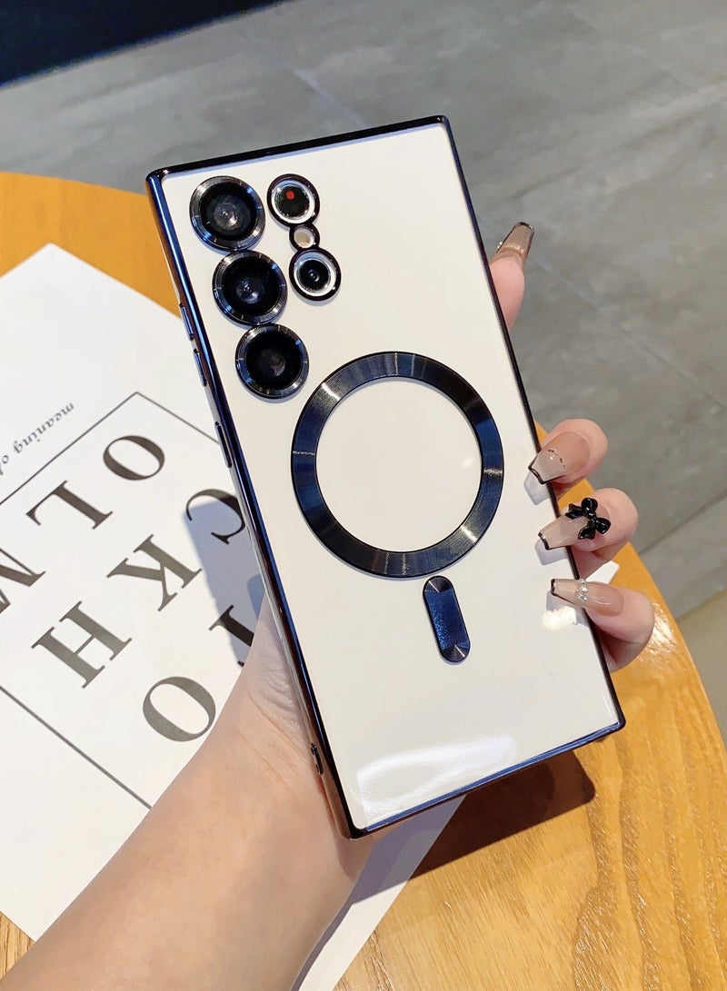 Samsung Galaxy S22 Case, Slide Camera Cover, Built in Rotate Ring Kickstand, Heavy Duty Shockproof Protective Case