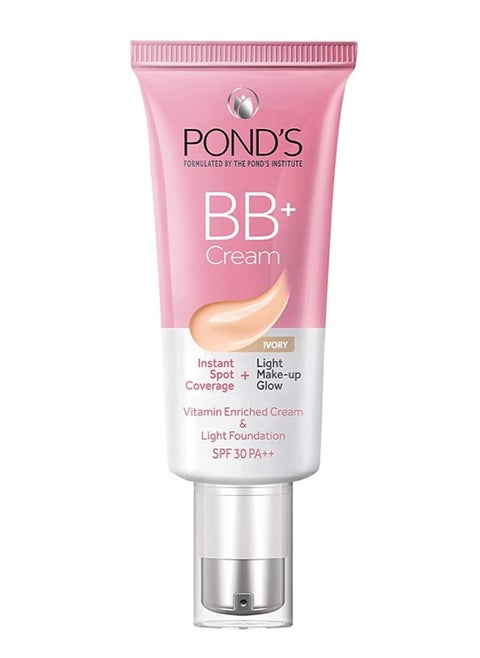 POND'S BB+ Cream Instant Spot Coverage + Light Make-up Glow Ivory 30g