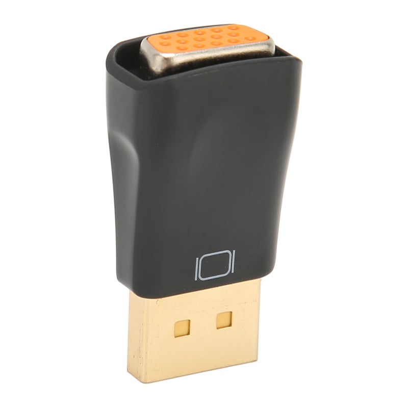 محول Displayport إلى VGA: دقة 1920×1080 بتردد 60 هرتز مطلوب بالذهب - محول من ذكور إلى أنثى محمول وخفيف الوزن للمنزل والمكتب والألعاب والعروض التقديمية والشاشات والمشغلات والأجهزة التلفزيونية عالية الدقة - Image 2