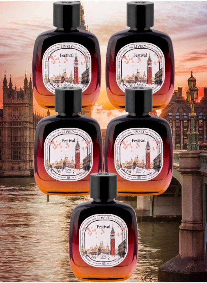 لايفلي 5 قطع عطر فيستيفال 100 مل  - Image 1