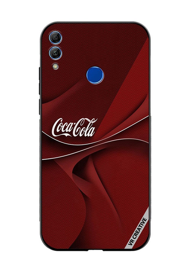 Protective Case Cover For Honor 10 Lite Cocacola Design Multicolour