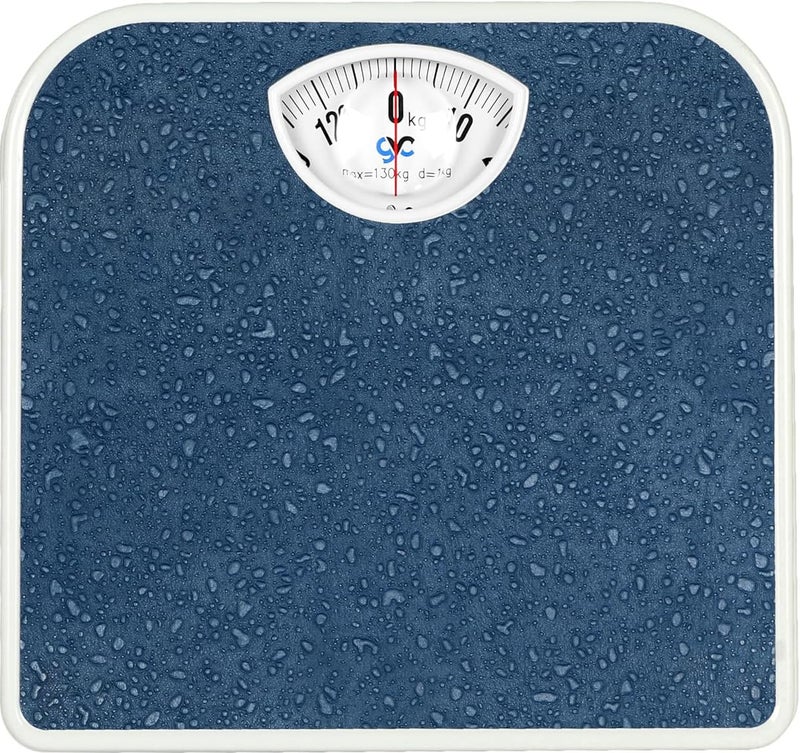 GVC Iron Weight Machine | Personal Health Checkup Iron Weighing Scale | Full Metal Body Personal Bathroom Weight Machine for Body Weight with Anti-Skid Mat - Dark Blue - Image 1