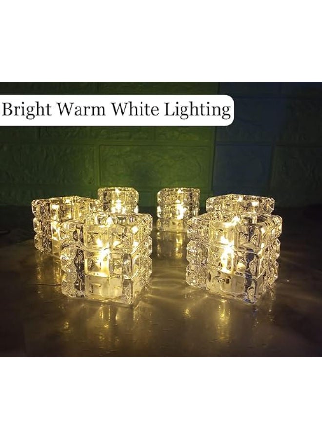 Tea Lights Candles for Diwali and Christmas Decorations (Pack of 6) - Image 3