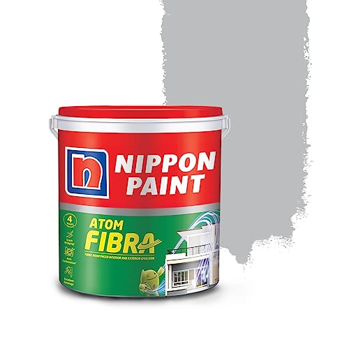 Nippon Paint Atom Fibra 2 In 1 Interior & Exterior Emulsion 1 L Greys (Cold) - Image 1