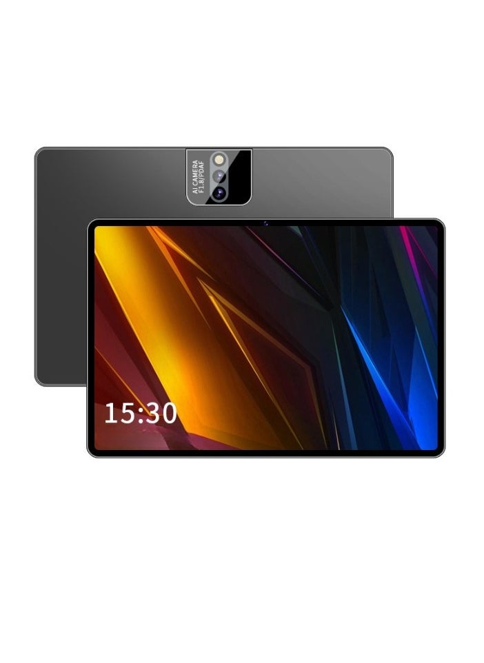 AROAQ N716 10.1 Inch Tablet, Calling Wifi Android Tablet PC, Sturdy And Durable Computer Pad With Eye Protection, Portable Touch Pad For Study Watching Movies, (1pc, Grey, High End Version 256GB With Leather Case )  - Image 1