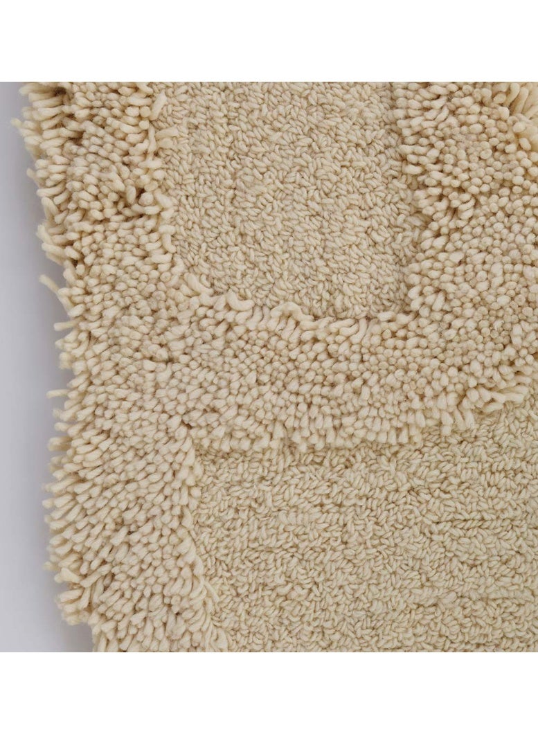 Ramsha ديكور حائط معلق يدوي لغرفة النوم وغرفة المعيشة WH-042 سجادة حائط من الصوف 68x105 سم - Image 2