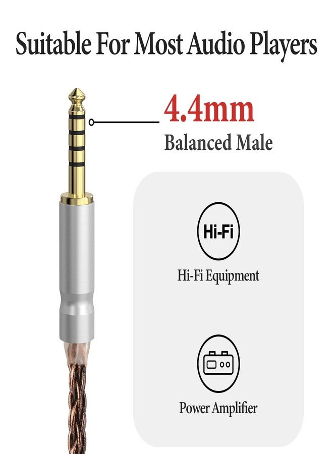 Geekria Apollo Upgrade Audio Cable Compatible with Sennheiser HD 600, HD 650, HD 660S2, HD 6XX Headphones, 4.4mm to 2Pin Replacement Cord for Hi-Resolution Audiophile (4.9 ft/1.5m) - Image 4