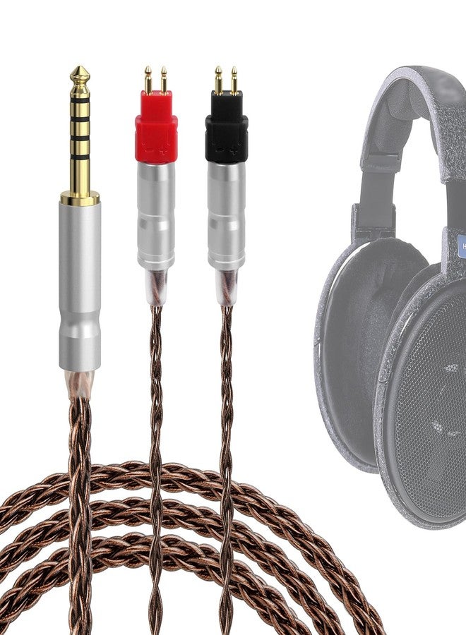 Geekria Apollo Upgrade Audio Cable Compatible with Sennheiser HD 600, HD 650, HD 660S2, HD 6XX Headphones, 4.4mm to 2Pin Replacement Cord for Hi-Resolution Audiophile (4.9 ft/1.5m) - Image 1