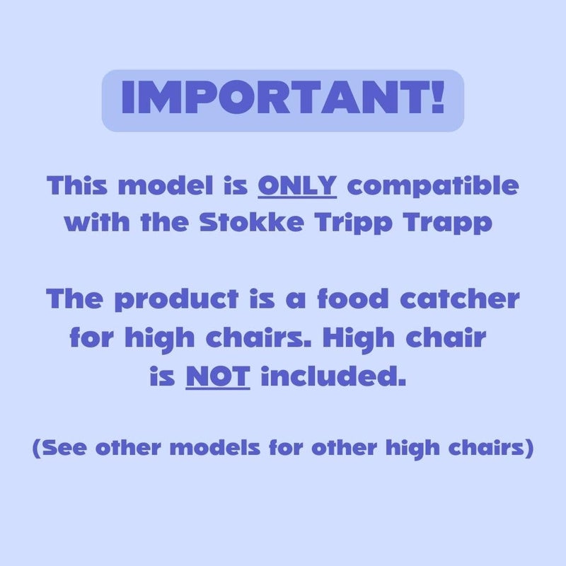 CATCHY - Food Catcher - Compatible with Stokke Tripp Trapp High Chair + 11 Other High Chairs - Highchair Sold Separately - Baby & Toddler Food & Mess Catcher - Under High Chair Accessory - Image 2