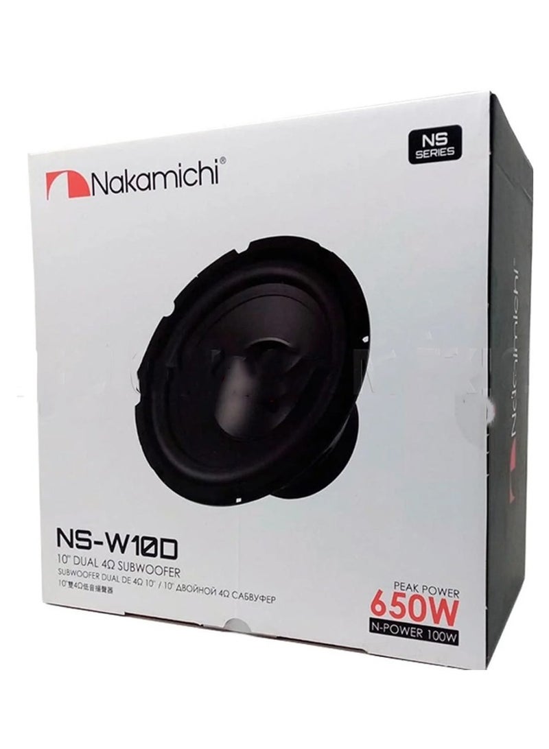 Nakamichi Subwoofer, 10 Inches, 4 Ohms, 650 Watts - Image 2