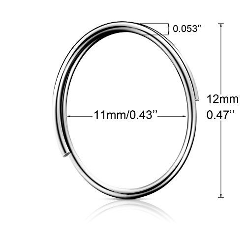 Fushing 100Pcs Stainless Split Rings, Crystal Chandeliers Connectors for Chandelier, Curtain,Suncatchers, Crystal Garland,Necklaces, Keys, Earrings, Jewelry Making and Craft Ideas(12mm) - Image 2