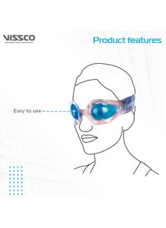 Vissco Cool Eyes (Gel), Eye Relaxing Mask For Puffy Tired Eyes, Dark Circles, Instant Pain Relief, Dry Eyes, Redness - Universal (Blue) - pzsku/Z2AF5DA37FB786068AE15Z/45/_/1738306624/5ac782d4-c8e4-4121-8f79-c901ae79161e