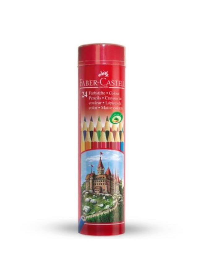 FABER-CASTELL - FC Classic 24 Cls Round Tin Case - Image 1