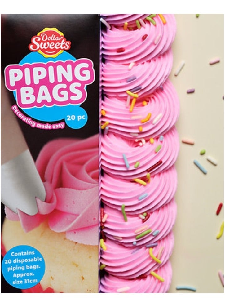 Dollar Sweets Piping Bags Refill 20 Pack - Image 2