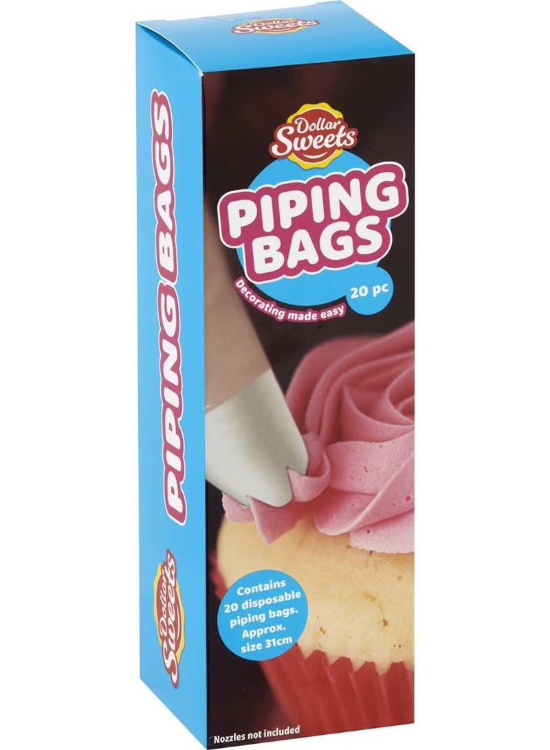 Dollar Sweets Piping Bags Refill 20 Pack - Image 1