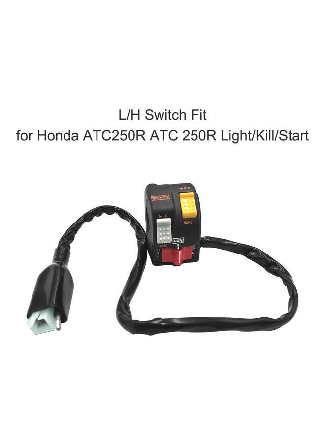 NIBEMINENT - L/H Switch Fit For Honda ATC250R ATC 250R Light/Kill/Start - Image 1