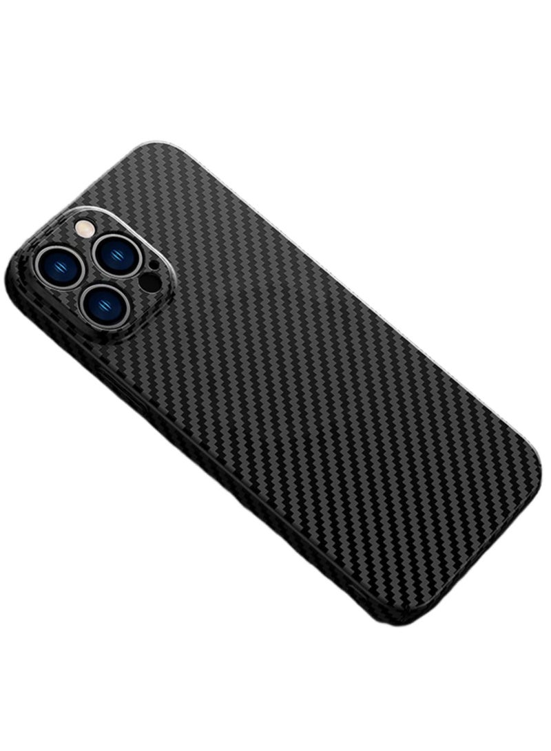 ELTRAZONE Personality Handsome Light Thin Carbon Fiber Pattern PC Phone case Compatible with iPhone 15 Plus Unique Comfortable Cool Shockproof Back Cover - Image 1