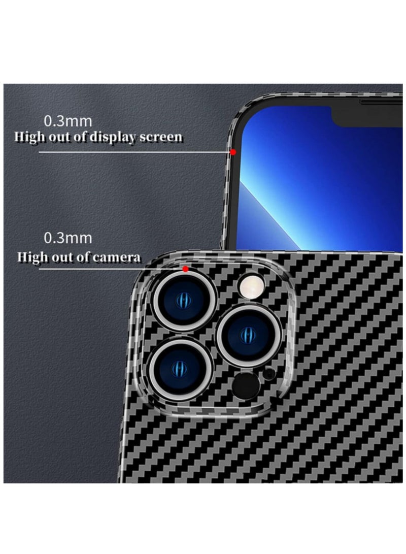 ELTRAZONE Personality Handsome Light Thin Carbon Fiber Pattern PC Phone case Compatible with iPhone 15 Plus Unique Comfortable Cool Shockproof Back Cover - Image 3