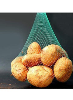 100 Pcs Fruit and Vegetable Packaging Net Food Packaging Seafood Boil Bags, Plastic Mesh Produce and Crab Boil Pot, Reusable Mesh Nylon Netting for Vegetables Produce