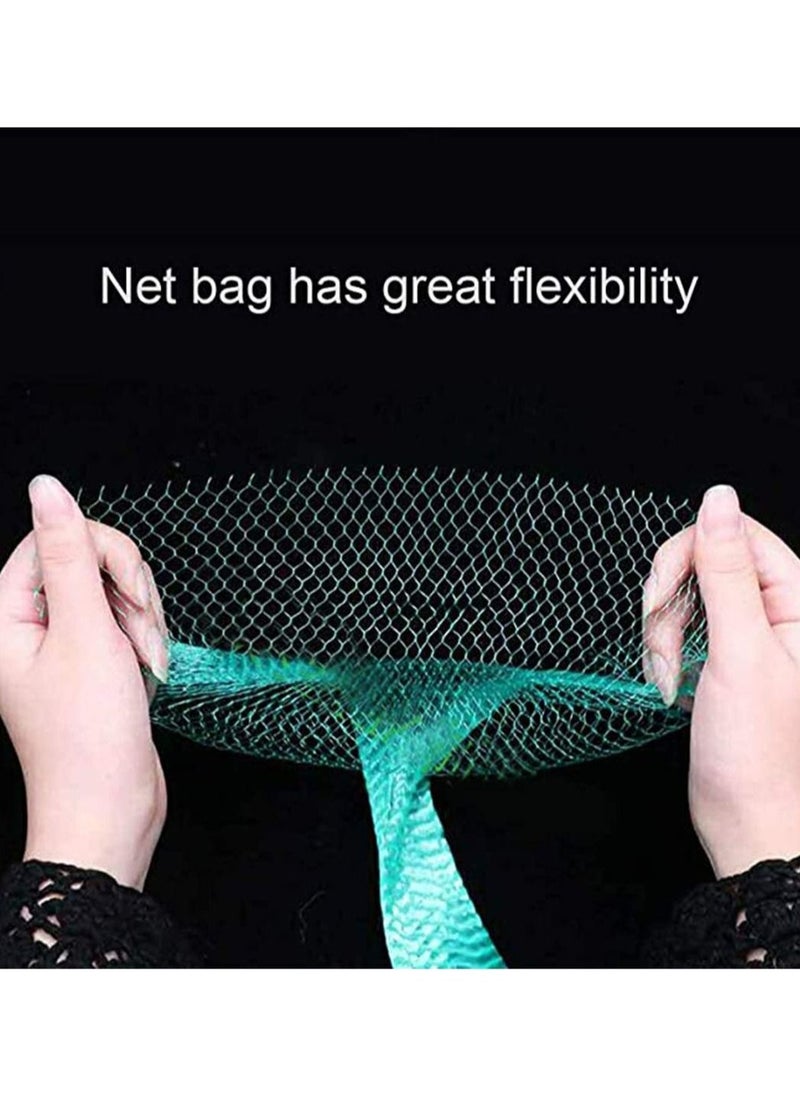 Generic - 100 Pcs Fruit and Vegetable Packaging Net Food Packaging Seafood Boil Bags, Plastic Mesh Produce and Crab Boil Pot, Reusable Mesh Nylon Netting for Vegetables Produce - Image 1
