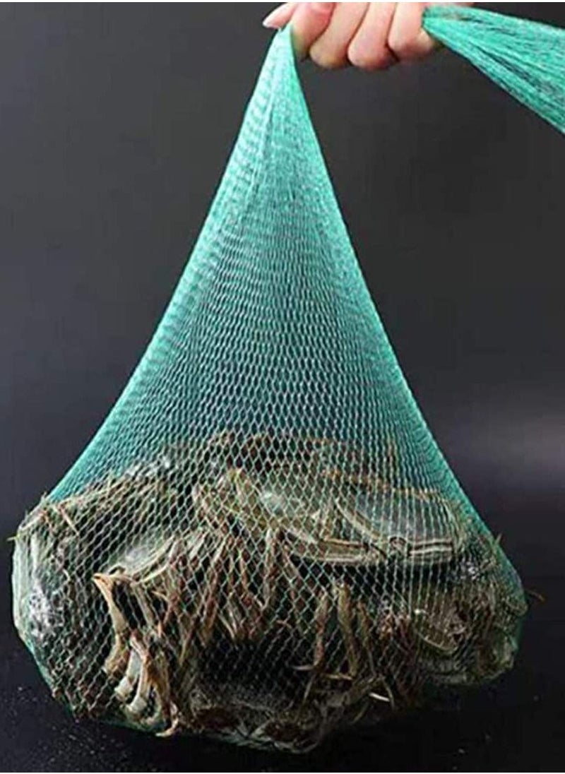 Generic - 100 Pcs Fruit and Vegetable Packaging Net Food Packaging Seafood Boil Bags, Plastic Mesh Produce and Crab Boil Pot, Reusable Mesh Nylon Netting for Vegetables Produce - Image 1