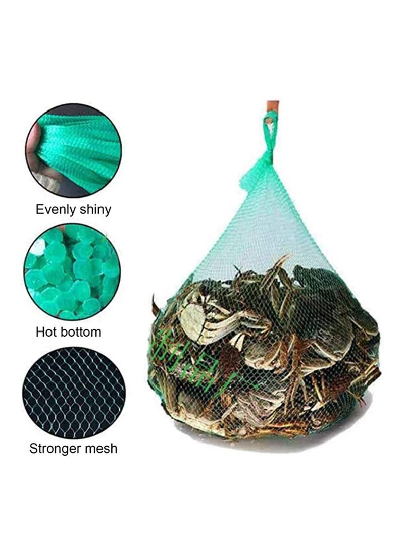 Generic - 100 Pcs Fruit and Vegetable Packaging Net Food Packaging Seafood Boil Bags, Plastic Mesh Produce and Crab Boil Pot, Reusable Mesh Nylon Netting for Vegetables Produce - Image 1