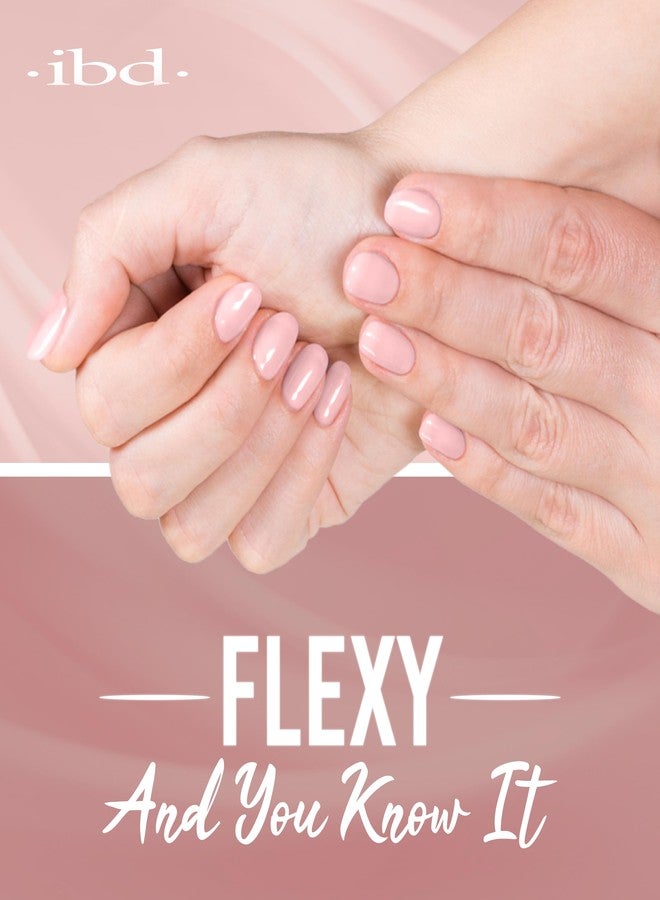 IBD Rubber Gel Polish - Lush, LED/UV Soak Off Builder Gel for Nails, Strengthening Base Coat for Nail Polish & Extensions, 0.5 fl oz - Image 2