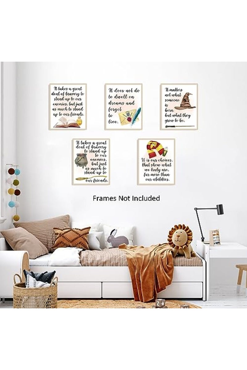 KAIRNE Inspirational Quotes Canvas Wall Art for Kids Bedroom Decor - Image 3
