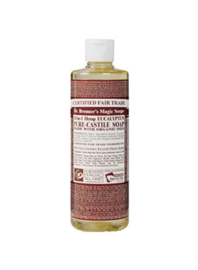 Dr. Bronner's صابون سائل كاستيل نقي - يوكاليبتوس -- 16 أونصة سائلة