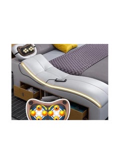 AWD Smart Bed Provided with Projector, Wireless Charging, Bluetooth Speaker, Stool, Small Dressing Table, Safe Box, Side Cabinet and Massage for Back and Neck. King Size Smart Bed.  - Image 3